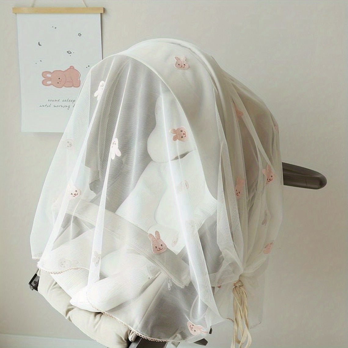 Universal Stroller Mosquito Net Full Coverage Breathable Summer Net