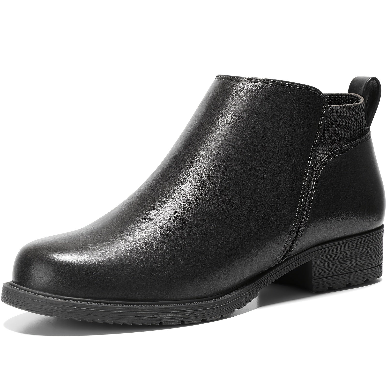 STQ Women's Chunky Block Heel Ankle Boots