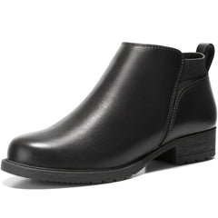 STQ Women's Chunky Block Heel Ankle Boots
