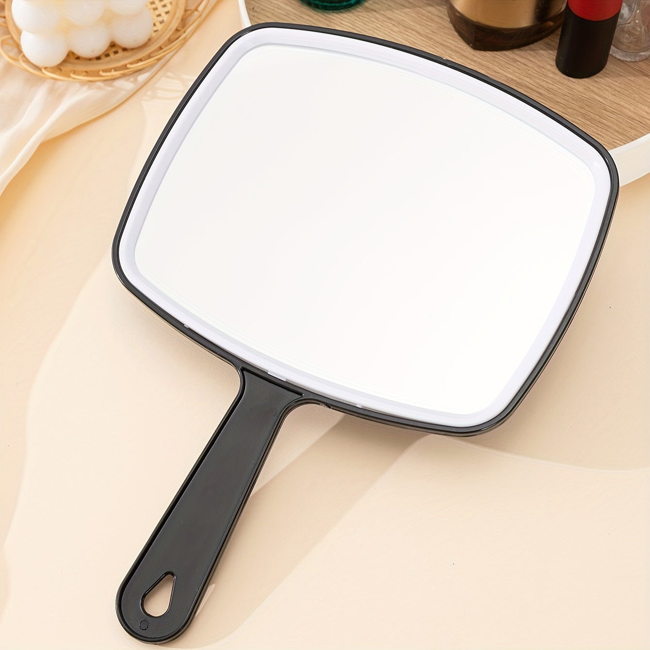 Hand Held Mirror Shaving Mirror Wall Hanging Hairdressing Mirror