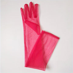 Vintage Mesh Gloves Thin Short Breathable Wedding Bridal Accessories
