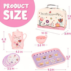 Kids Afternoon Tea Set Cake Cutter Princess Toy ABS Material