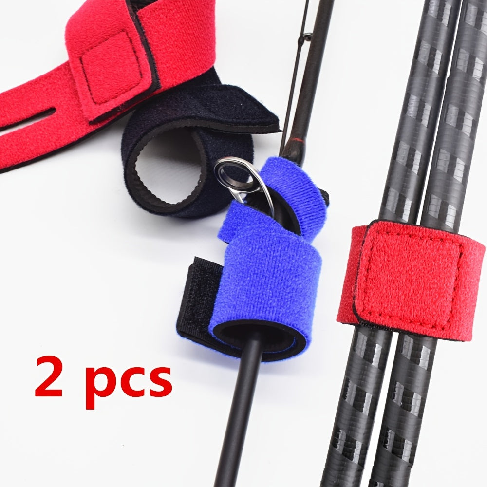 2pcs Elastic Rod Tie Strap For Guide Ring Holder Flexible Belt