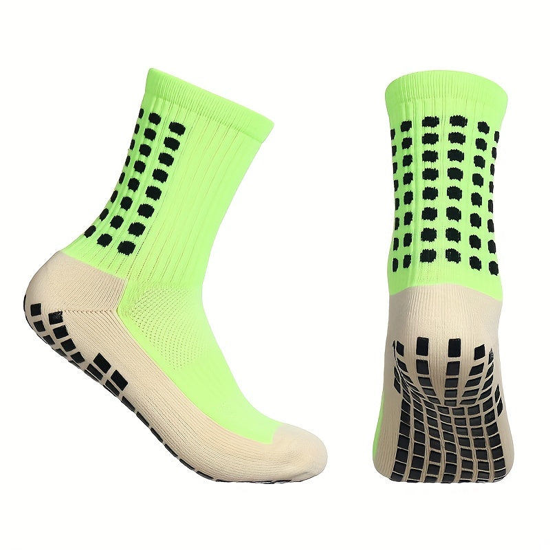 Men's Anti-slip Thick Sports Socks for Football Basketball Running