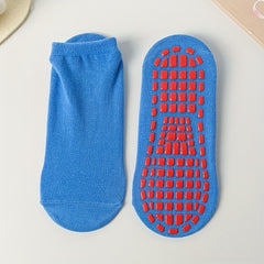 5 Pairs Comfy Crew Socks Breathable Non slip Women's Stockings