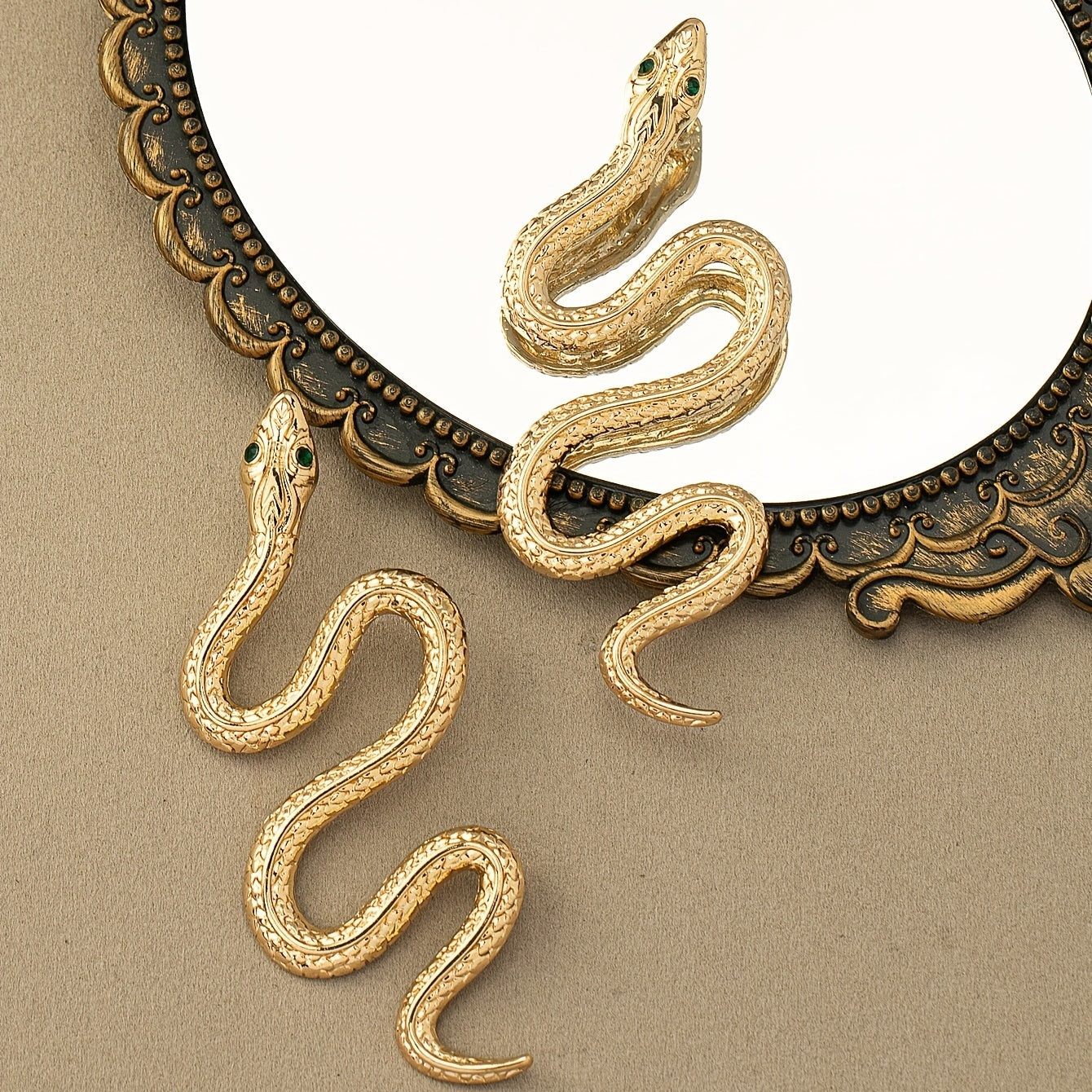 Snake Party Earrings 14K Plated Jewelry For Women Girls