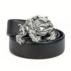 Western Retro Dog Bone Belt Buckle for Denim Waistband