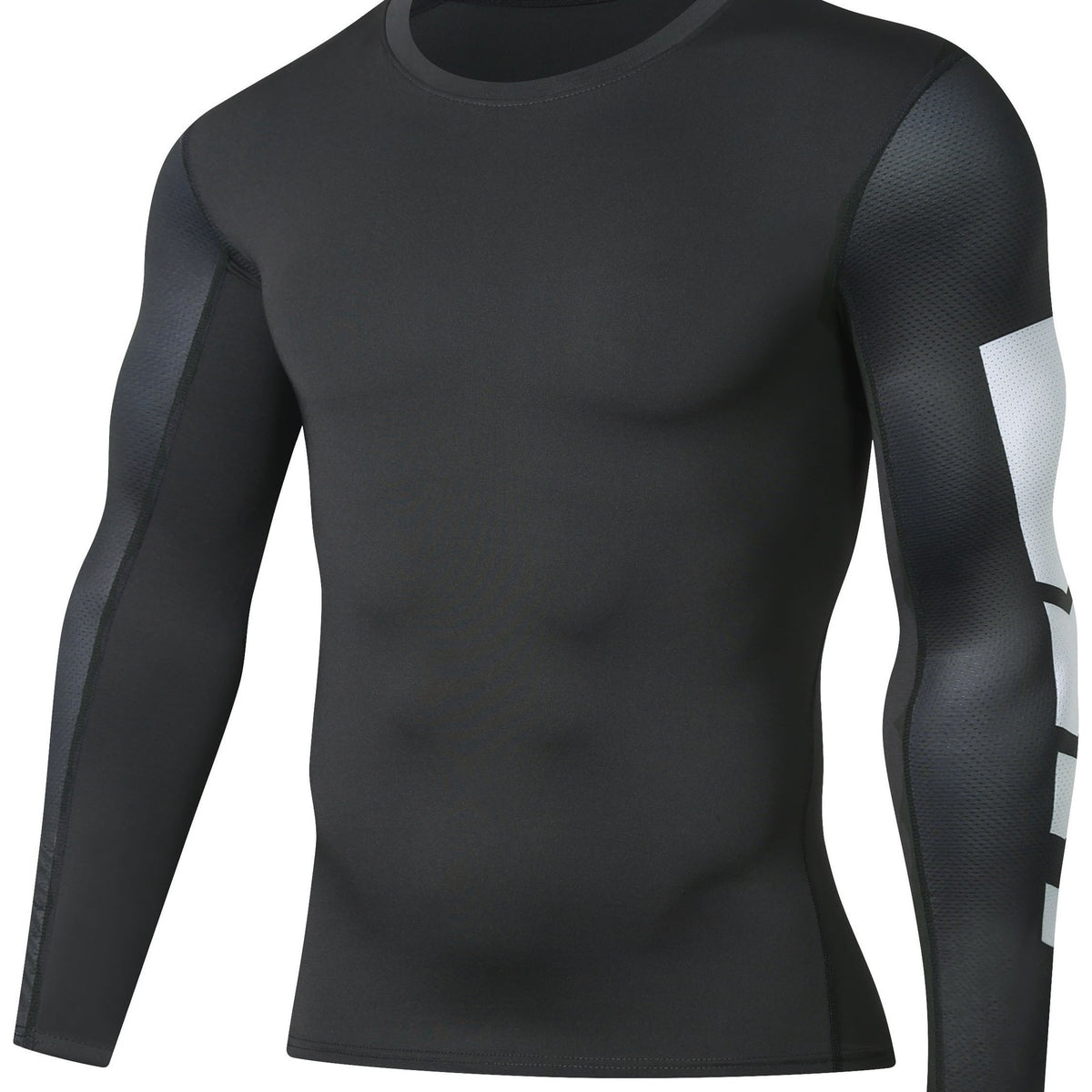 Men's High Stretch Compression Sports Top Moisture Wicking Base Layer