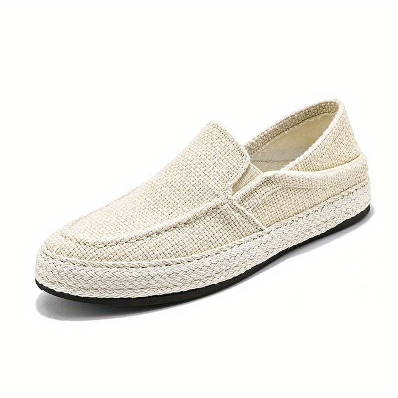 Men's Lightweight Canvas Loafers Slip On Shoes