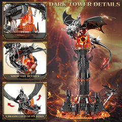 Dark Tower Building Set with Magic Ring and Beast Architecture