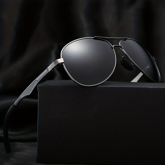 Men's Polarized Sunglasses with Zipper Case