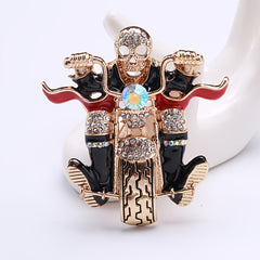 Men's Funny Motorcycle Pattern Pin