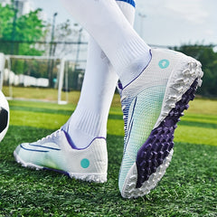 Boys' Anti Skid Turf Football Boots Lace Up Soccer Cleats