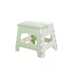 Green Folding Stool Compact Lightweight Portable Foldable Chair