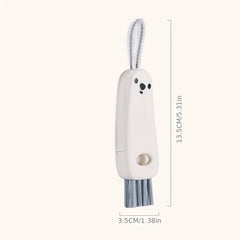 Portable Water Cup Cleaning Brush Mini Bear Cups Washing Brush
