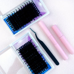 25mm DIY Eyelash Extension Kit w/ Mascara Brush, Glue & Applicator