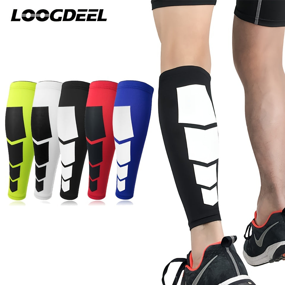 2pcs Football Running Calf Protector Non-slip Basketball Cycling Leg Protector