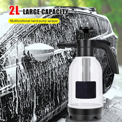 Car Wash Foam Spray Bottle High Pressure Nozzle Water Washing God Cleaning