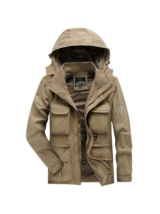 Men's Outdoor Waterproof Windbreaker Jacket