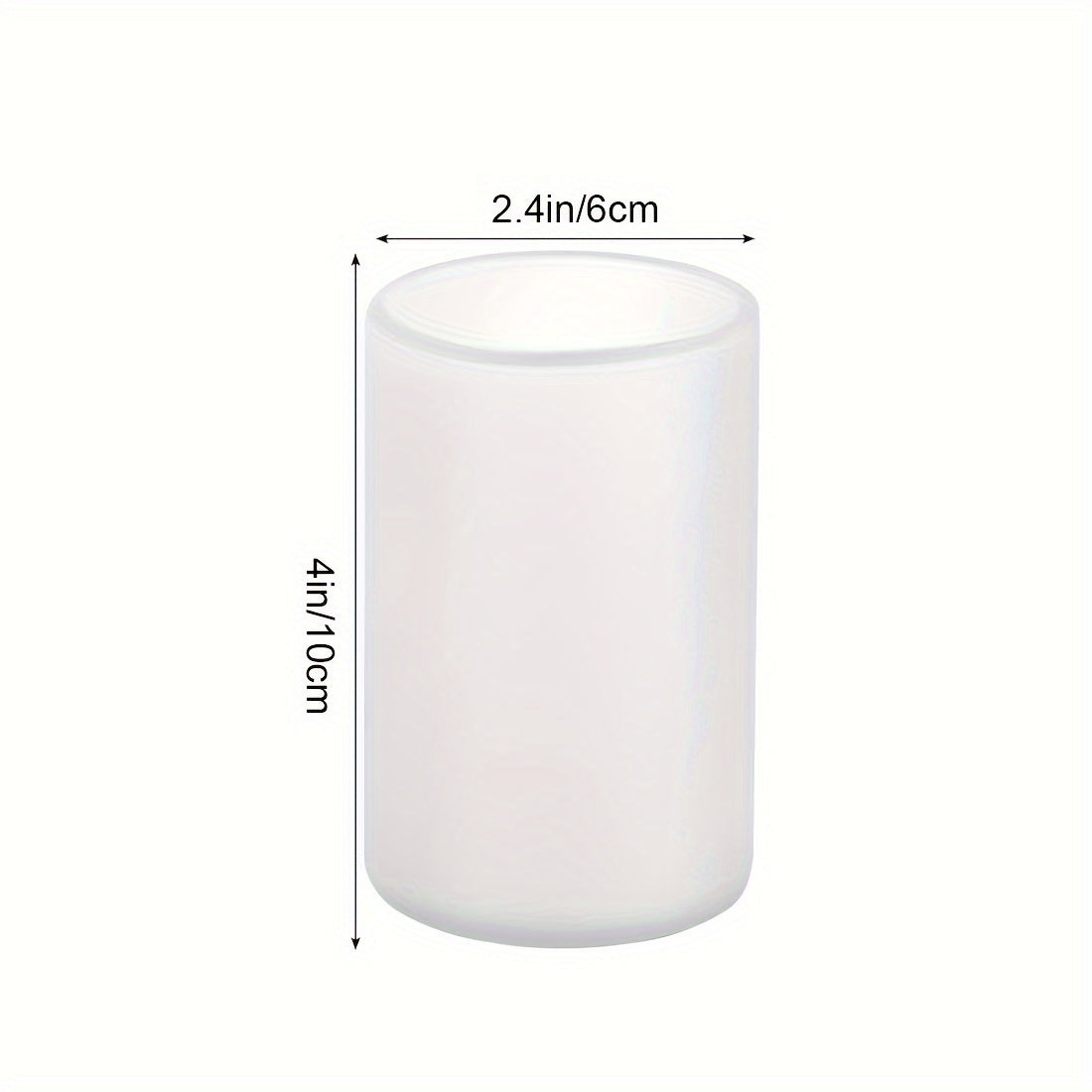 1pc Cylinder Silicone Candle Mold 10 & 7 & 5 08cm For DIY Crafts Wax Candle