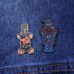 Cartoon Eagle Brooch for Men