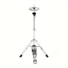 L100 Tripod Double Piece 9 Pcs Bell Stomp Cymbal Set