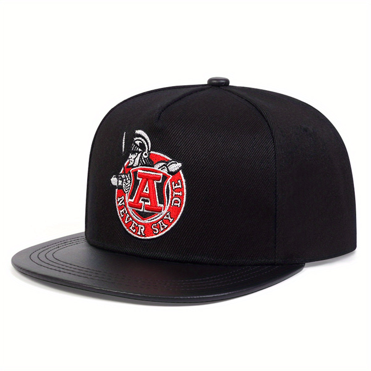 Men's Cartoon Embroidered Flat Brim Hat