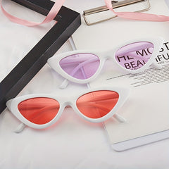 Small Frame Cat Eye Sunglasses for Men and Women - Retro Style