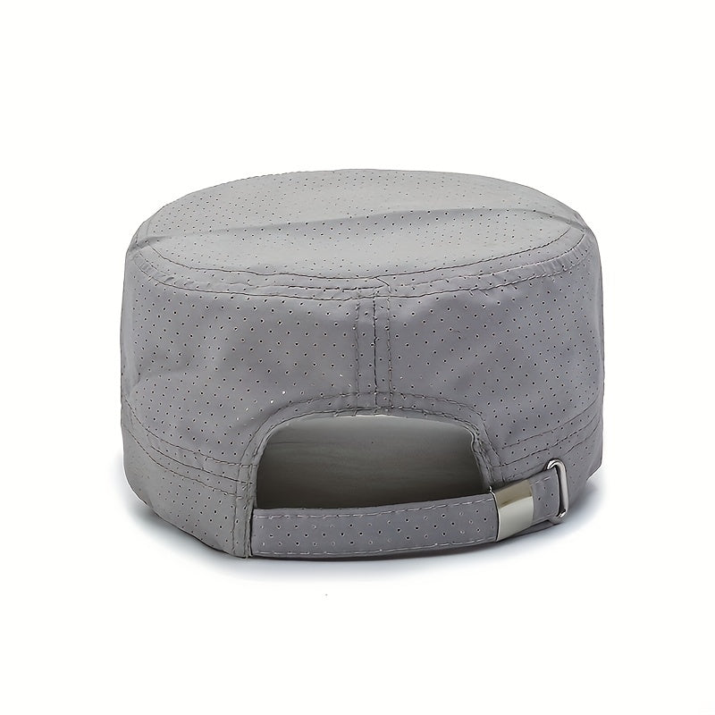 Outdoor Sun Visor Mesh Flat Hat for Men and Women