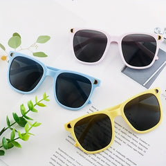 Boys Square Frame Sunglasses UV Protection Kids Accessories