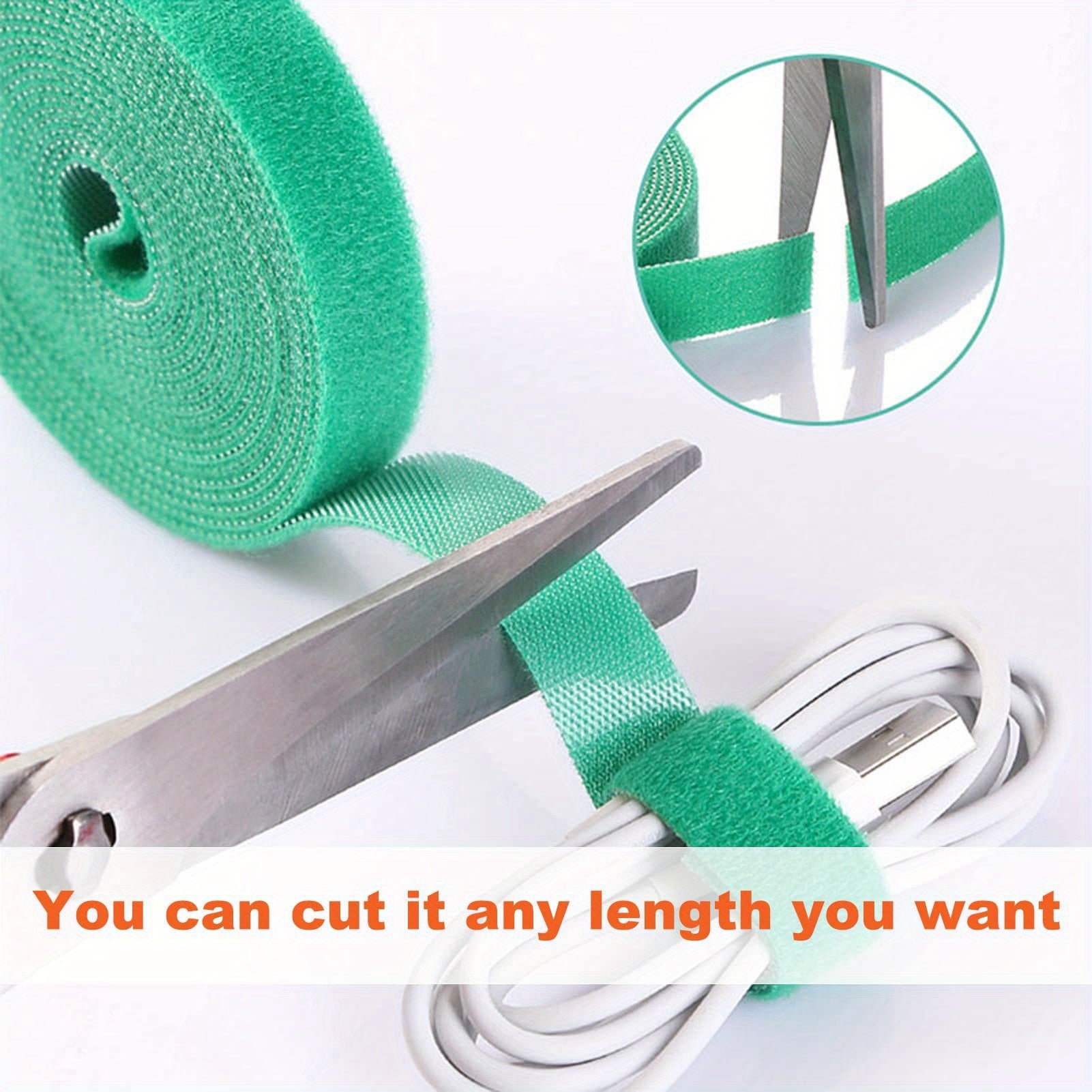 Reusable Garden Tape Adjustable Plant Support Nylon Tie Strap