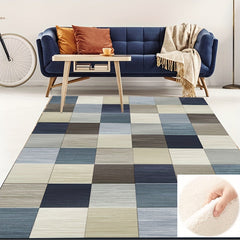 Fluffy Faux Wool Area Rugs Non-slip Large Carpet