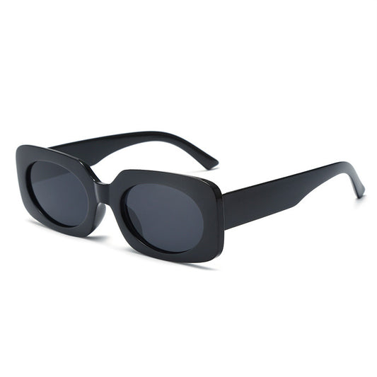 Y2K Candy Sunglasses Rectangle Hiphop Travel Shades UV400