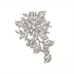 Gorgeous Flower Brooch Men's Party Prom Costume Accessories