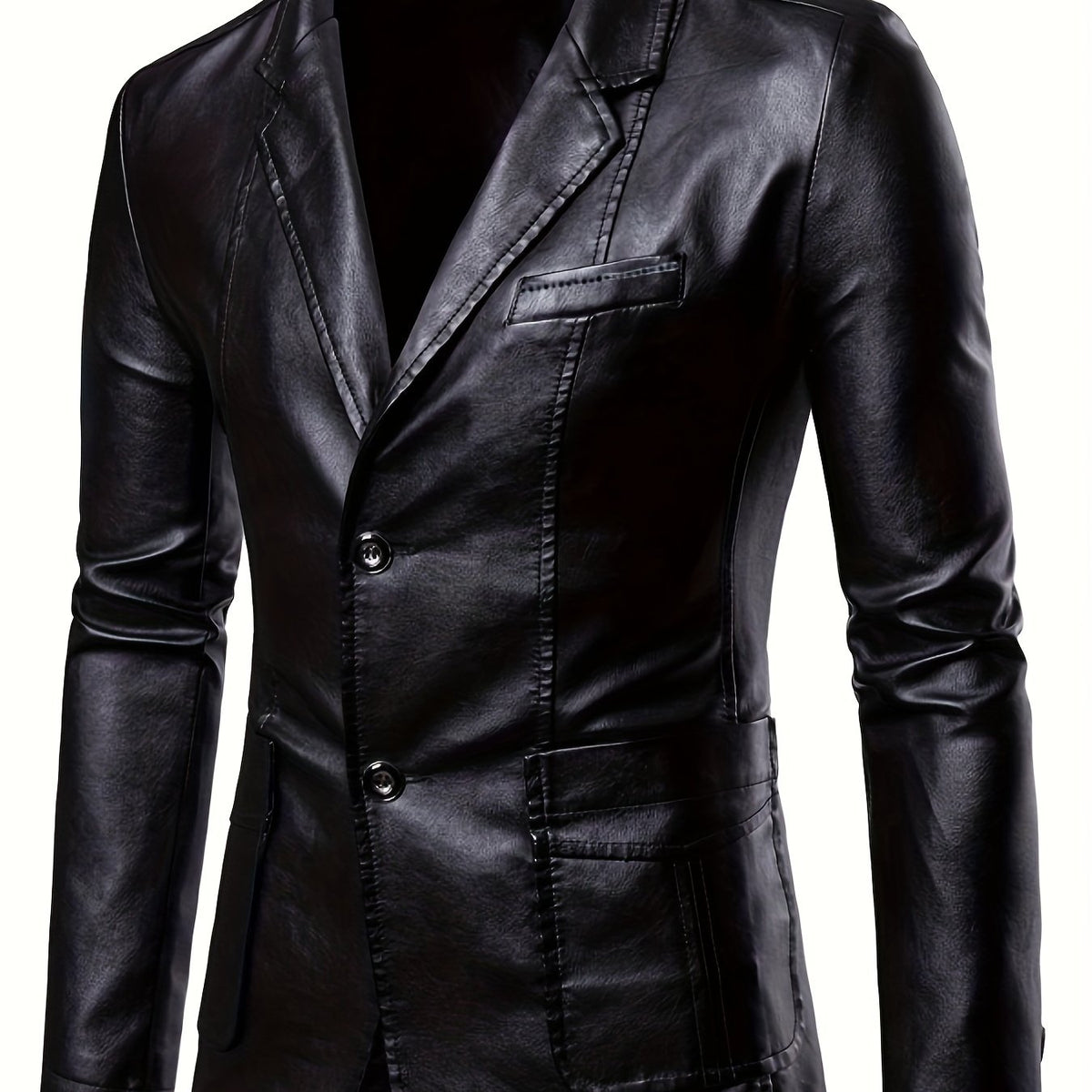 Men's PU Leather Jacket for Autumn Winter