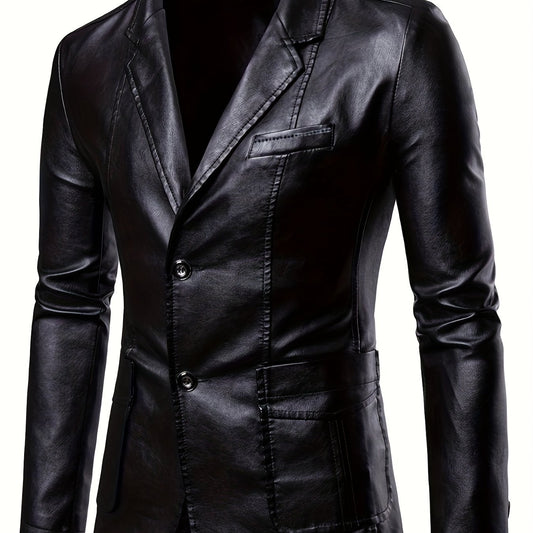 Men's PU Leather Jacket for Autumn Winter
