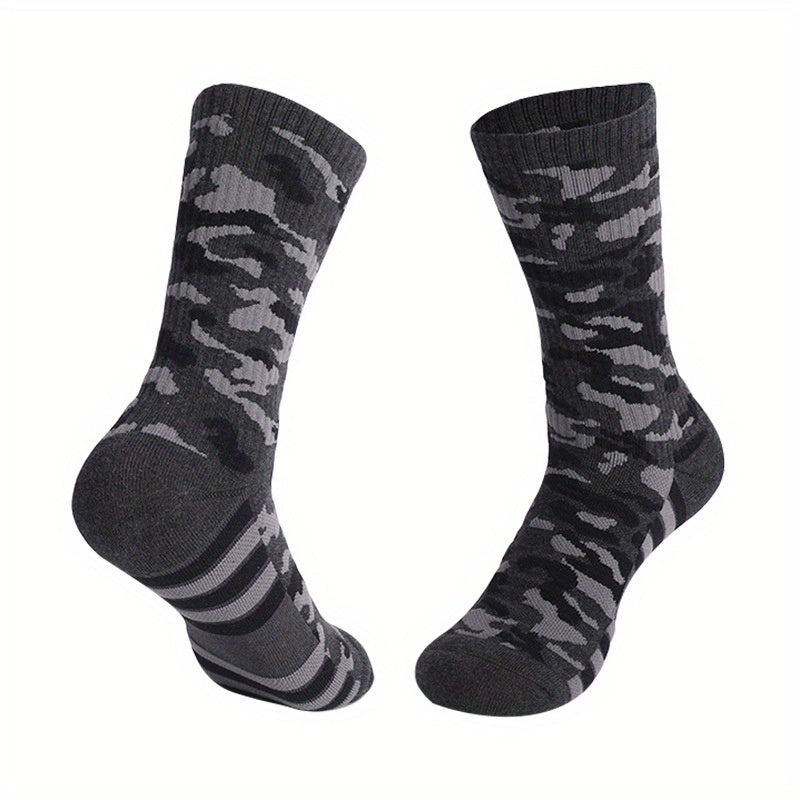 Thick Sweat-absorbing Mid-tube Socks For Outdoor Activities