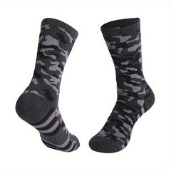 Thick Sweat-absorbing Mid-tube Socks For Outdoor Activities