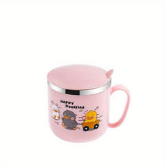 304 Stainless Steel Kids' Drinking Cup with Anti Fall and Measurement Scale