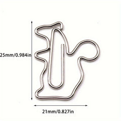 10pcs Kangaroo Paper Clip Special Shaped Creative Pin