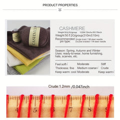 6pcs Cashmere Knitted Yarn - DIY Process Wool Baby Yarn