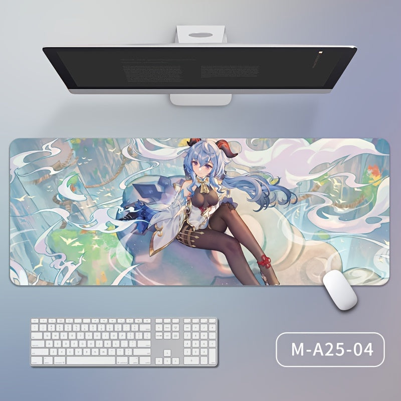 Anime Game Mouse Pad Waterproof Office Supplies