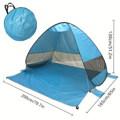 Ultralight Pop Up Beach Tent 2-3 Person Automatic Setup UV50 Protection