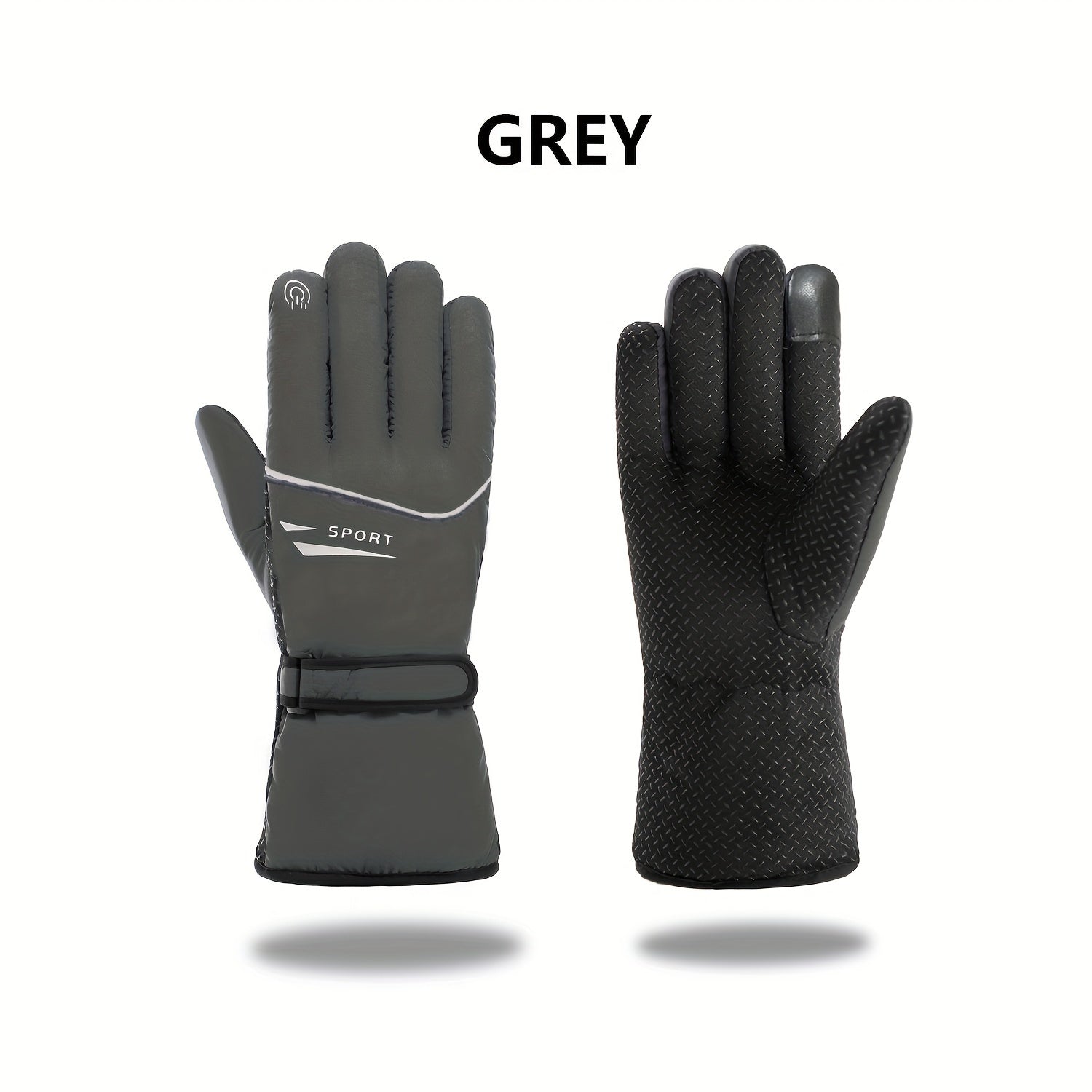 Thickened Warm Gloves Skiing Cycling Touch Screen Reflective Gloves