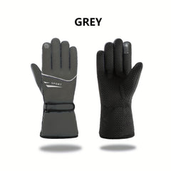 Thickened Warm Gloves Skiing Cycling Touch Screen Reflective Gloves