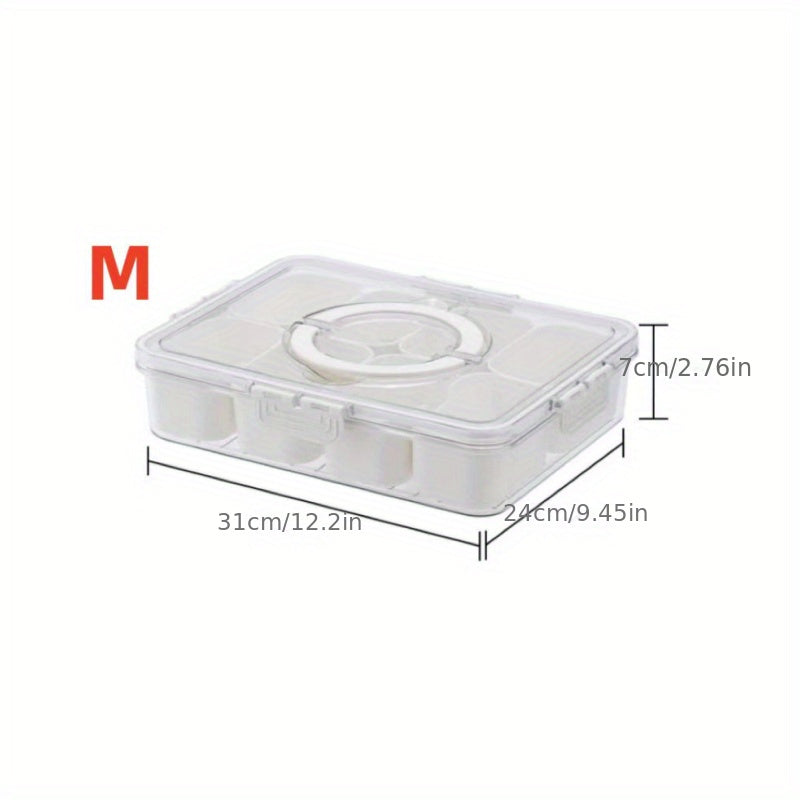 Grid Seasoning Box with Lid for Spice Storage Perfect for Apartments