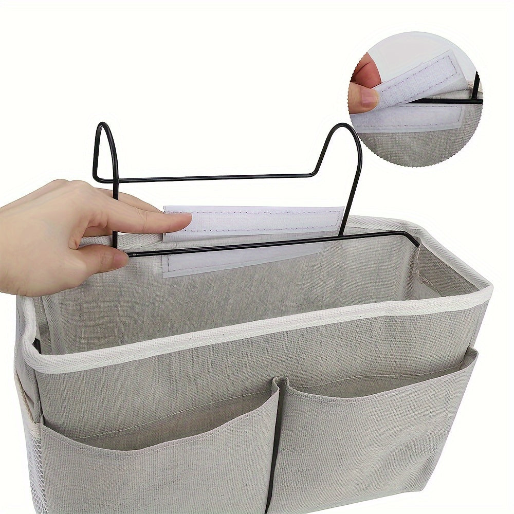 1pc Bedside Storage Bag Hanging Bedside Caddy Hanging Storage Bag For Bed