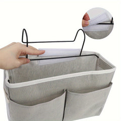1pc Bedside Storage Bag Hanging Bedside Caddy Hanging Storage Bag For Bed
