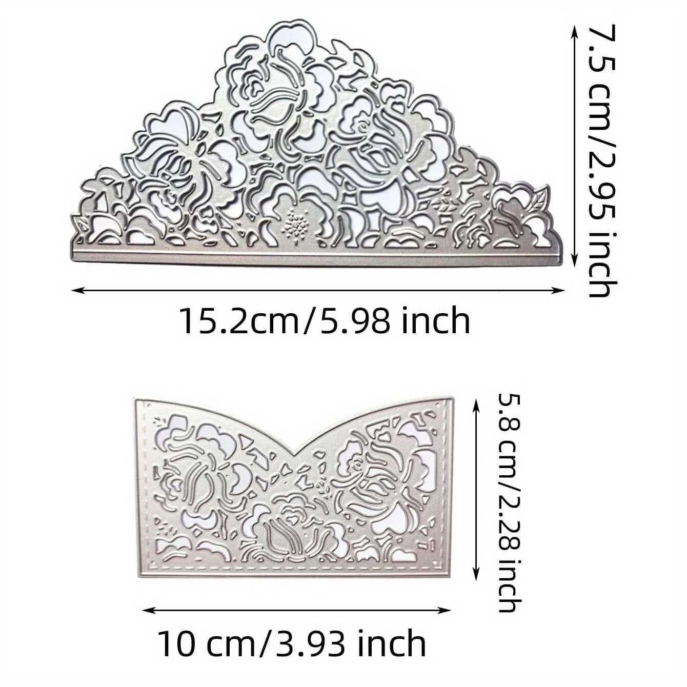 Rose Pattern Die Cuts Metal Die Cuts For DIY Craft