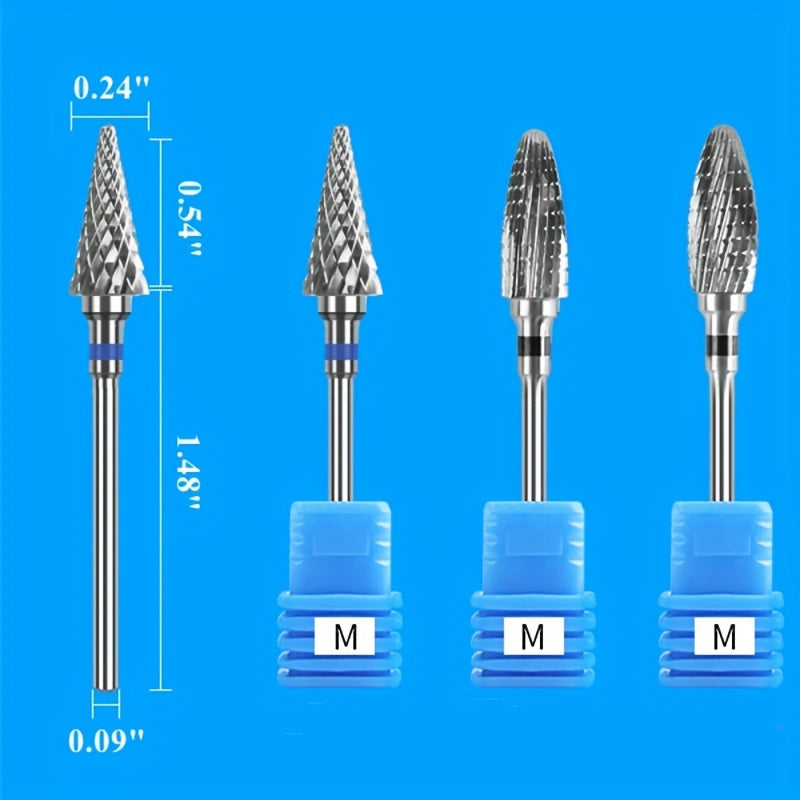 Carbide Cuticle Remover Bit for Manicure Pedicure
